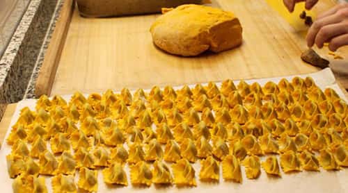 Handgemachte Ravioli, ein Klassiker der Langhe